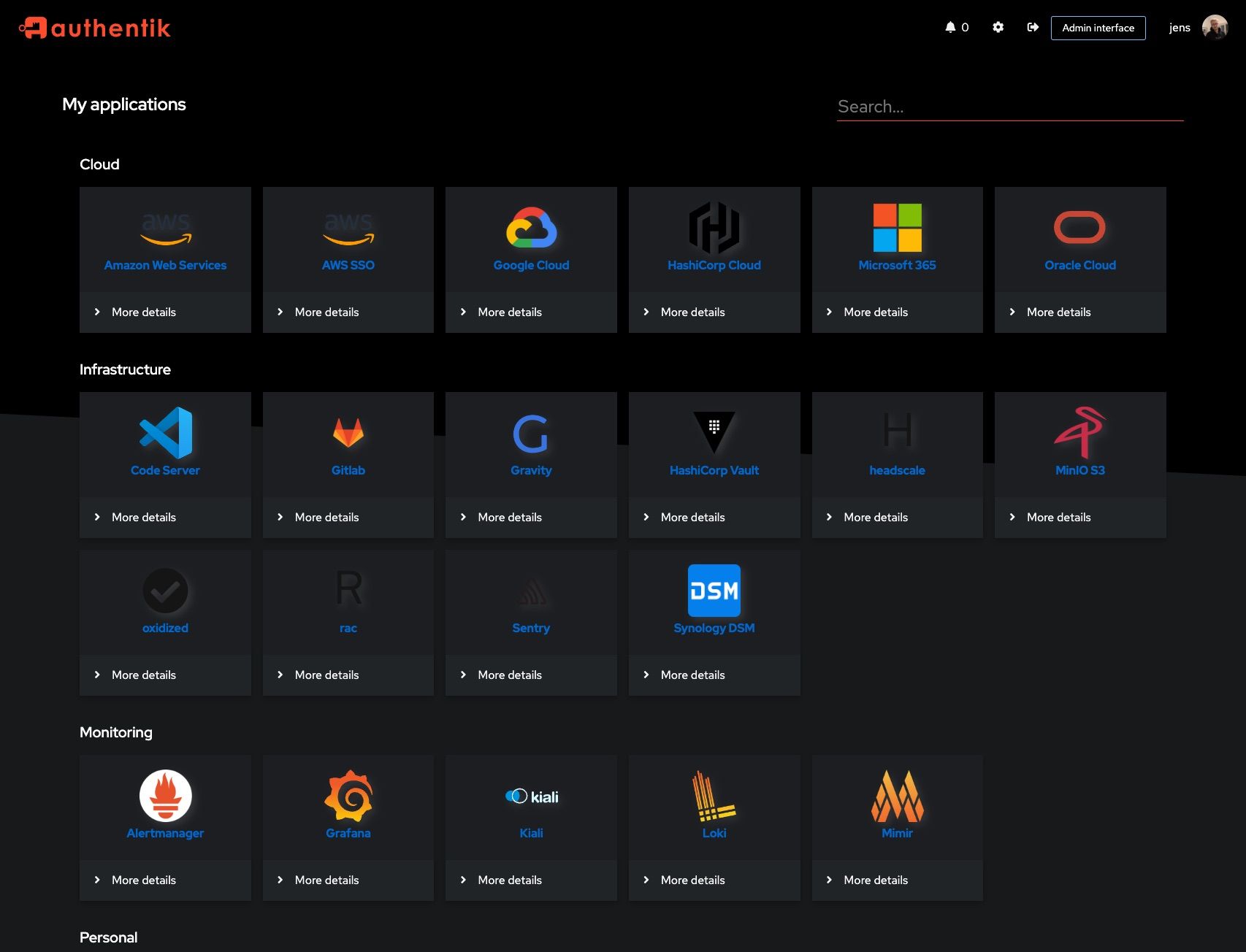 AuthX Dashboard